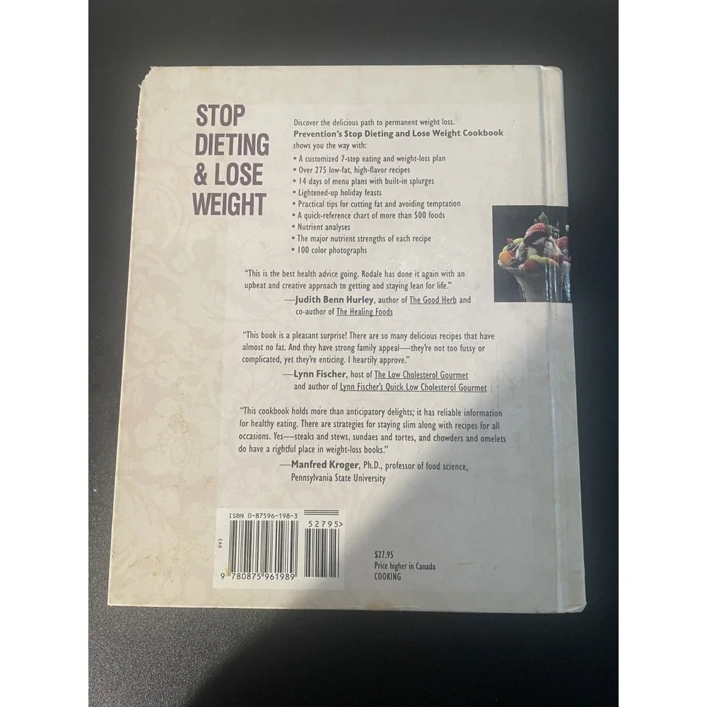 Prevention's    Stop Dieting & Lose Weight Vintage Cookbook